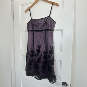 Vintage 90’s Purple and Black  Dress- Party by Mica